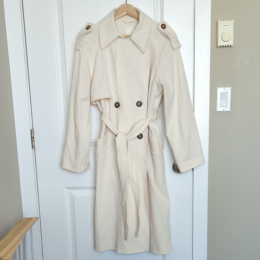 Cream Trench Coat